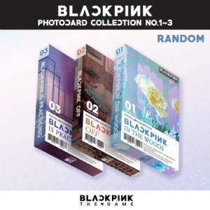 BLACKPINK - THE GAME PHOTOCARD COLLECTION No.1-3 (RA in the group MERCHANDISE / Merch / K-Pop at Bengans Skivbutik AB (4414647)