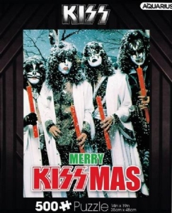 Kiss - Merry Kissmas 500 pc Jigsaw Puzzle i gruppen MERCHANDISE / Merch / Hårdrock hos Bengans Skivbutik AB (4414653)