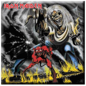 Iron Maiden - Iron Maiden Fridge Magnet: Number Of The i gruppen CDON - Exporterade Artiklar_Manuellt / Merch_CDON_exporterade hos Bengans Skivbutik AB (457539)