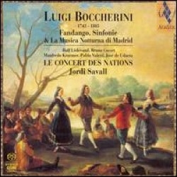 Boccherini - Fandango,Sinfonie&La Musica No i gruppen MUSIK / SACD / Klassiskt hos Bengans Skivbutik AB (460090)