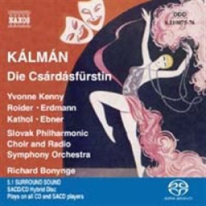 Kalman Emmerich - Czardasfurstinnan i gruppen MUSIK / SACD / Klassiskt hos Bengans Skivbutik AB (460738)