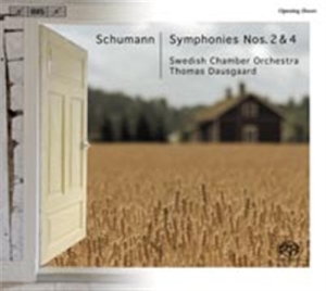 Schumann/ Sko & Dausgaard - Symphonies Nos. 2& 4 i gruppen MUSIK / SACD / Klassiskt hos Bengans Skivbutik AB (460882)
