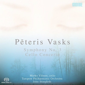 Vasks Peteris - Symphony No. 3, Cello Concerto i gruppen MUSIK / SACD / Klassiskt hos Bengans Skivbutik AB (460886)