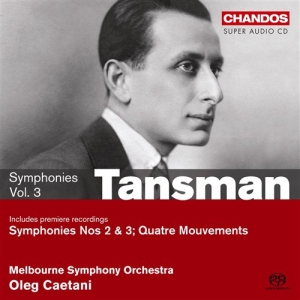 Tansman - Symphonies Vol 3 i gruppen MUSIK / SACD / Klassiskt hos Bengans Skivbutik AB (461109)