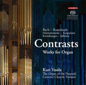 Bach / Buxtehude / Kaipainen / Häme - Contrasts - Works For Organ i gruppen MUSIK / SACD / Klassiskt hos Bengans Skivbutik AB (461135)