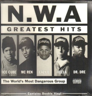 N.W.A - Greatest Hits (2LP) i gruppen VINYL / Hip Hop-Rap,RnB-Soul hos Bengans Skivbutik AB (491100)