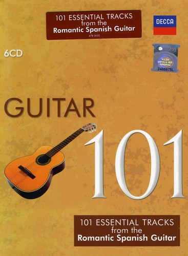 Blandade Artister - 101 Guitar - 6Cd i gruppen CD / Klassiskt hos Bengans Skivbutik AB (500614)