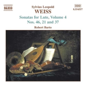 Weiss Silvius Leopold - Sonatas For Lute Vol 4 i gruppen Externt_Lager / Naxoslager hos Bengans Skivbutik AB (501547)