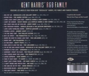 Various Artists - Kent Harris' R&B Family i gruppen CD / Pop-Rock,RnB-Soul hos Bengans Skivbutik AB (501599)