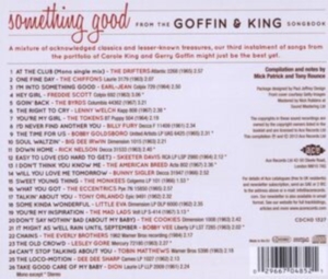 Various Artists - Something Good From The Goffin & Ki i gruppen CD / Pop-Rock hos Bengans Skivbutik AB (501600)