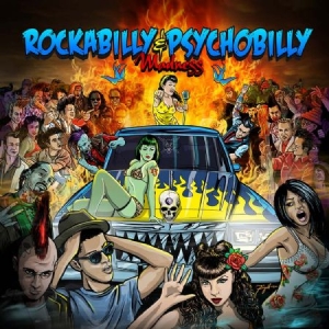 Blandade Artister - Rockabilly & Psychobilly Madness i gruppen CD / Rock hos Bengans Skivbutik AB (501623)