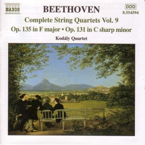 Beethoven Ludwig Van - Complete String Quartets Vol 9 i gruppen Externt_Lager / Naxoslager hos Bengans Skivbutik AB (501628)