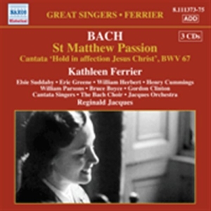 Bach - St Matthew Passion i gruppen Externt_Lager / Naxoslager hos Bengans Skivbutik AB (502966)