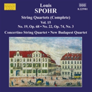 Spohr - Quartets Nos 19 And 22 i gruppen Externt_Lager / Naxoslager hos Bengans Skivbutik AB (502977)