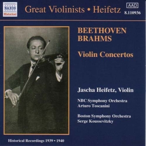 Beethoven/Brahms - Violin Concertos i gruppen Externt_Lager / Naxoslager hos Bengans Skivbutik AB (503632)
