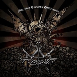 Axis Powers - Marching Towards Destruction i gruppen CD / Hårdrock/ Heavy metal hos Bengans Skivbutik AB (503813)