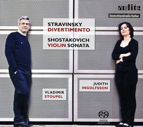 Stravinsky - Shostakovich /Stoupel - Ing - Divertimento - Violin sonata i gruppen CD / Klassiskt hos Bengans Skivbutik AB (504324)