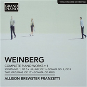 Weinberg - Complete Piano Works Vol 1 i gruppen Externt_Lager / Naxoslager hos Bengans Skivbutik AB (504383)