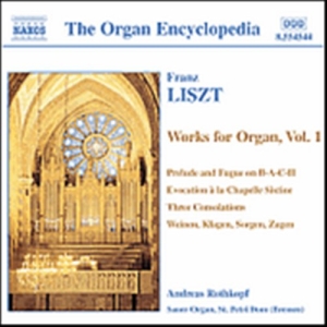 Liszt Franz - Works For Organ Vol 1 i gruppen Externt_Lager / Naxoslager hos Bengans Skivbutik AB (504459)