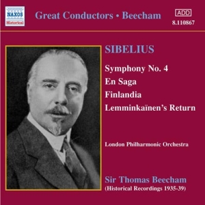 Sibelius Jean - Symphony 4 i gruppen Externt_Lager / Naxoslager hos Bengans Skivbutik AB (504909)