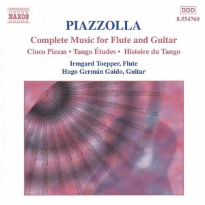 Piazzolla Astor - Complete Music For Flute & Gui i gruppen Externt_Lager / Naxoslager hos Bengans Skivbutik AB (505494)