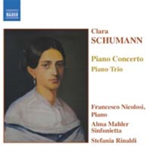Schumann Clara - Piano Concerto, Piano Trio i gruppen Externt_Lager / Naxoslager hos Bengans Skivbutik AB (508004)