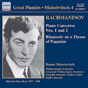 Rachmaninov Sergej - Piano Concertos 1 & 2 i gruppen Externt_Lager / Naxoslager hos Bengans Skivbutik AB (509680)