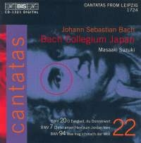 Bach Johann Sebastian - Cantatas Vol 22 i gruppen Externt_Lager / Naxoslager hos Bengans Skivbutik AB (510065)