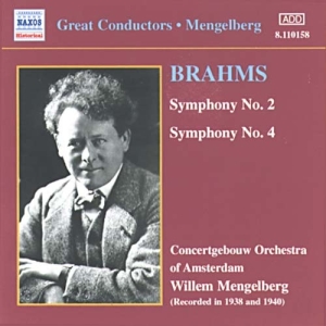 Brahms Johannes - Symphonies 2 & 4 i gruppen Externt_Lager / Naxoslager hos Bengans Skivbutik AB (510377)