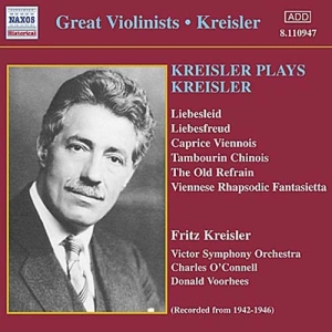 Kreisler Fritz - Plays Kreisler i gruppen Externt_Lager / Naxoslager hos Bengans Skivbutik AB (510452)