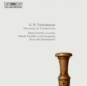 Telemann Georg Philipp - Concertos For Recorder i gruppen Externt_Lager / Naxoslager hos Bengans Skivbutik AB (511628)