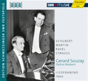Schubert / Martin / Ravel / R Strau - Duo Recital 1960 i gruppen Externt_Lager / Naxoslager hos Bengans Skivbutik AB (515522)