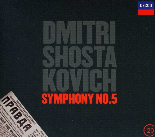 Sjostakovitj - Symfoni 5 + Kammarsymfonin i gruppen CD / Klassiskt hos Bengans Skivbutik AB (516075)