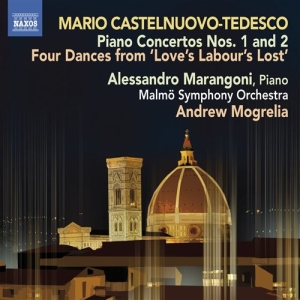 Castelnuovo-Tedesco - Piano Concertos  1&2 i gruppen Externt_Lager / Naxoslager hos Bengans Skivbutik AB (516593)