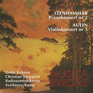 Aulin/Stenhammar - Violinkonsert, Pianokonsert i gruppen Externt_Lager / Naxoslager hos Bengans Skivbutik AB (517201)