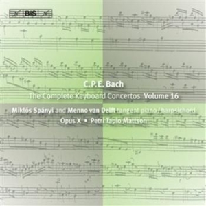 Cpe Bach - Keyboard Concertos Vol 16 i gruppen Externt_Lager / Naxoslager hos Bengans Skivbutik AB (518253)