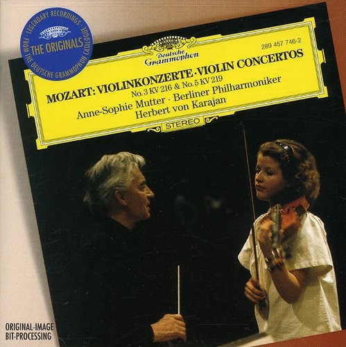Mozart - Violinkonsert 3 & 5 i gruppen CD / Klassiskt hos Bengans Skivbutik AB (518908)