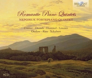 Various Composers - Romantic Piano Quintets i gruppen Externt_Lager / Naxoslager hos Bengans Skivbutik AB (519776)