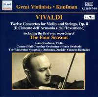 Vivaldi Antonio - Concertos Op 8 Incl Four S i gruppen Externt_Lager / Naxoslager hos Bengans Skivbutik AB (520232)