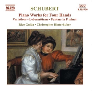 Schubert Franz - Piano Works For Fourhands i gruppen Externt_Lager / Naxoslager hos Bengans Skivbutik AB (520653)