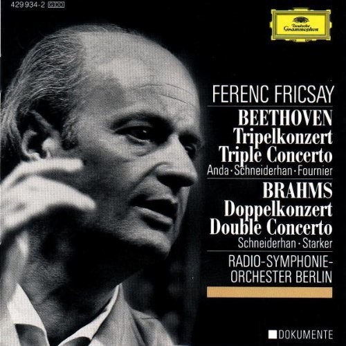 Beethoven/Brahms - Trippelkonsert + Dubbelkonsert i gruppen CD / Klassiskt hos Bengans Skivbutik AB (521043)