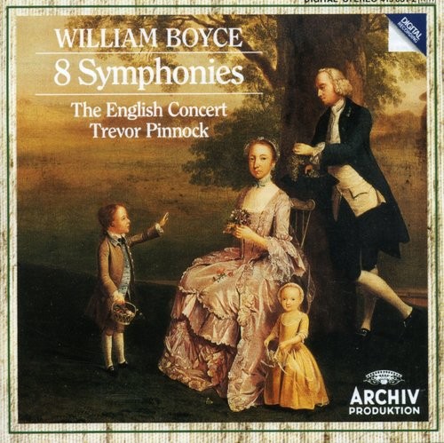 Boyce - Symfoni 1-8 i gruppen CD / Klassiskt hos Bengans Skivbutik AB (521745)