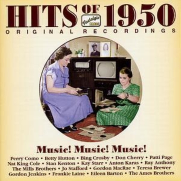 Various - Hits Of 1950 i gruppen CD / Dansband-Schlager hos Bengans Skivbutik AB (521875)