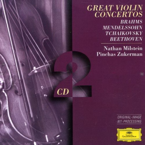 Brahms/ Mendelssohn/ Tjajk/ Beethoven - Berömda Violinkonserter i gruppen CD / Klassiskt hos Bengans Skivbutik AB (524465)