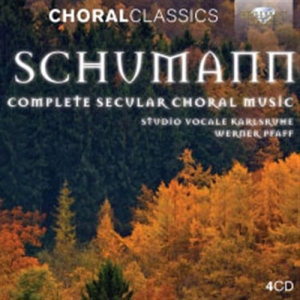 Schumann - Complete Secular Choral Music i gruppen Externt_Lager / Naxoslager hos Bengans Skivbutik AB (528877)