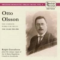 Olsson Otto - The Complete Organ Works Vol 2 i gruppen CD / Klassiskt hos Bengans Skivbutik AB (532061)