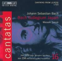 Bach Johann Sebastian - Cantatas Vol 16 i gruppen Externt_Lager / Naxoslager hos Bengans Skivbutik AB (535304)