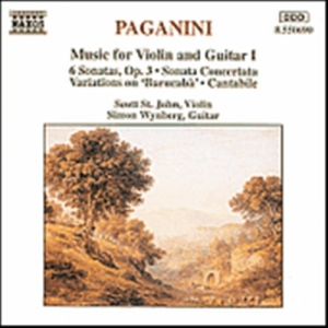 Paganini Nicolo - Music For Violin & Guitar 1 i gruppen Externt_Lager / Naxoslager hos Bengans Skivbutik AB (540768)