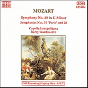Mozart Wolfgang Amadeus - Symphonies  40, 28 & 31 i gruppen Externt_Lager / Naxoslager hos Bengans Skivbutik AB (540781)