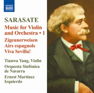 Sarasate - Works For Violin And Orchestra i gruppen Externt_Lager / Naxoslager hos Bengans Skivbutik AB (541558)